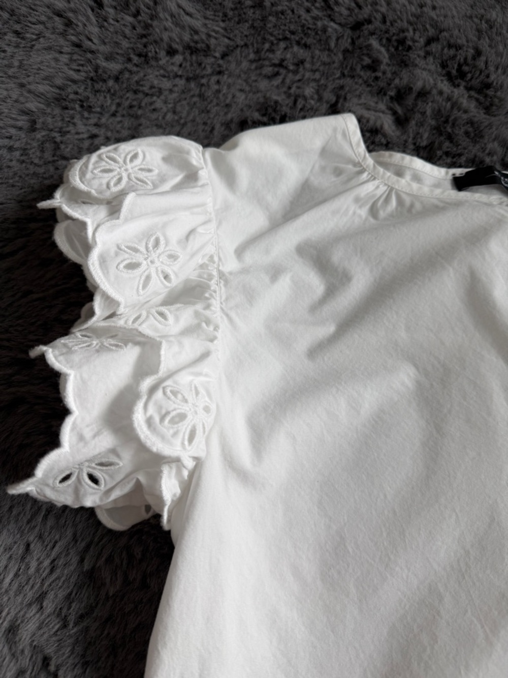Weekend MaxMara White Cotton Poplin Top - Picture 4 of 6